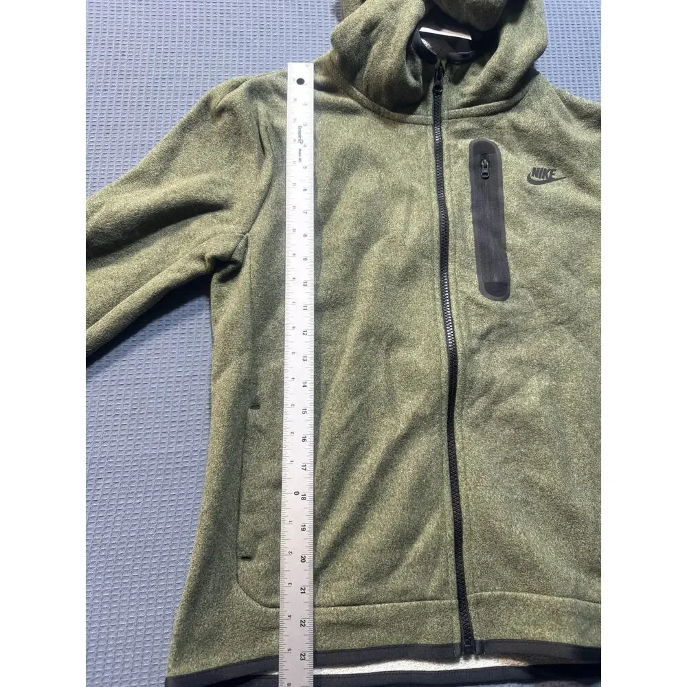 NIKE SWOOSH Boys Green Hoodie‎ Sz XL Brand New